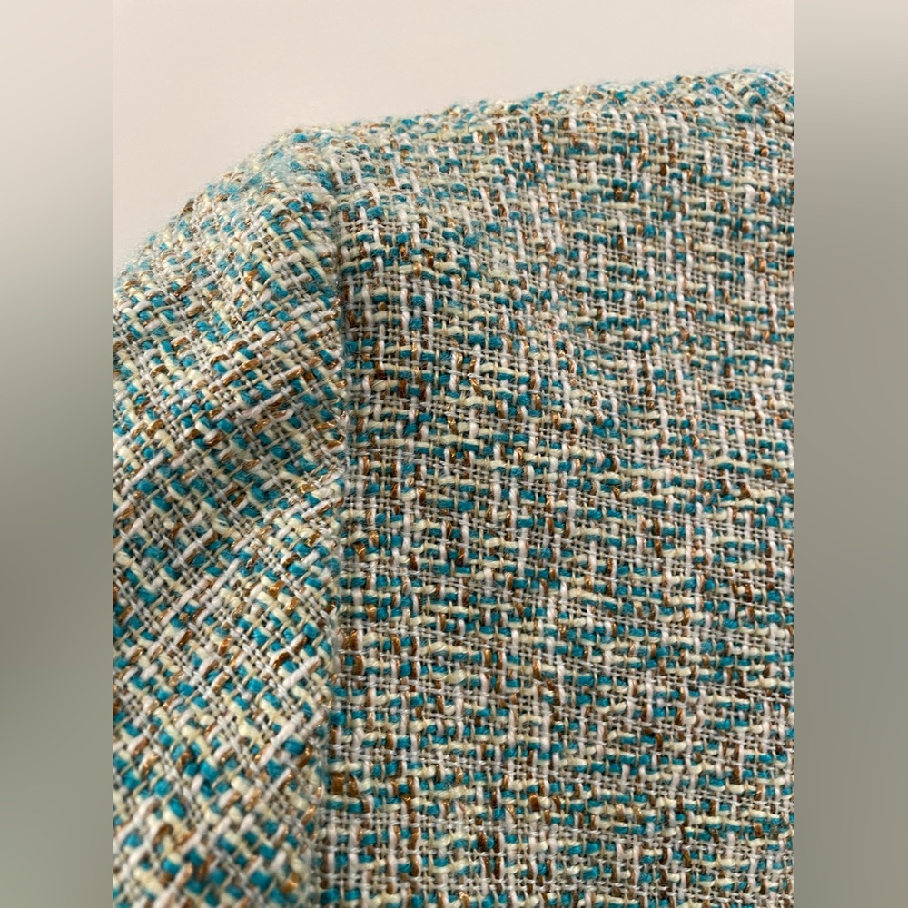 One Button Tweed Blazer - Picture 2 of 8